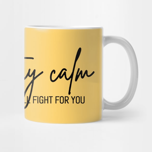 Just Stay Calm The LORD Himself Will Fight For You, The Bibble Quotes by Hoomie Apparel